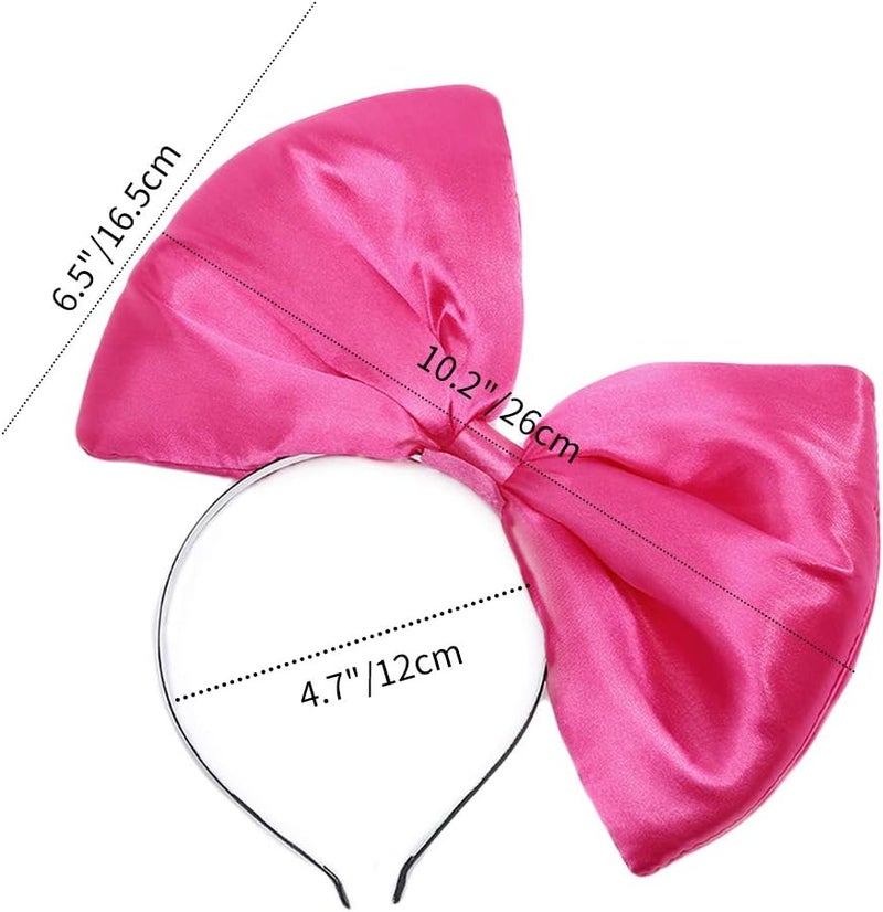 BUTITNOW BUYITNOW Women Huge Bow Headband Cute Bowknot Hair Hoop for Halloween Cosplay - Image 3